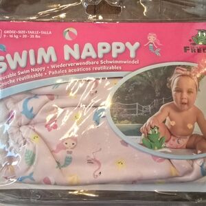 Reusable Swim Nappy with Mermaid Print